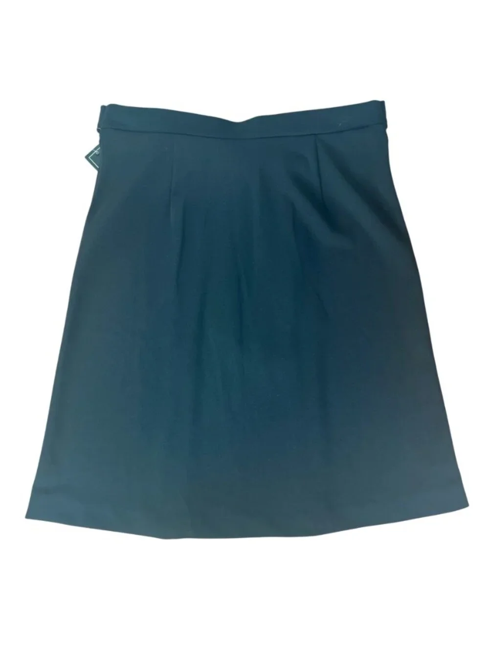 NYCC Black Pleated A-Line Skirt With Rhinestone Buttons & Waist Tie Size Medium - Picture 11 of 13